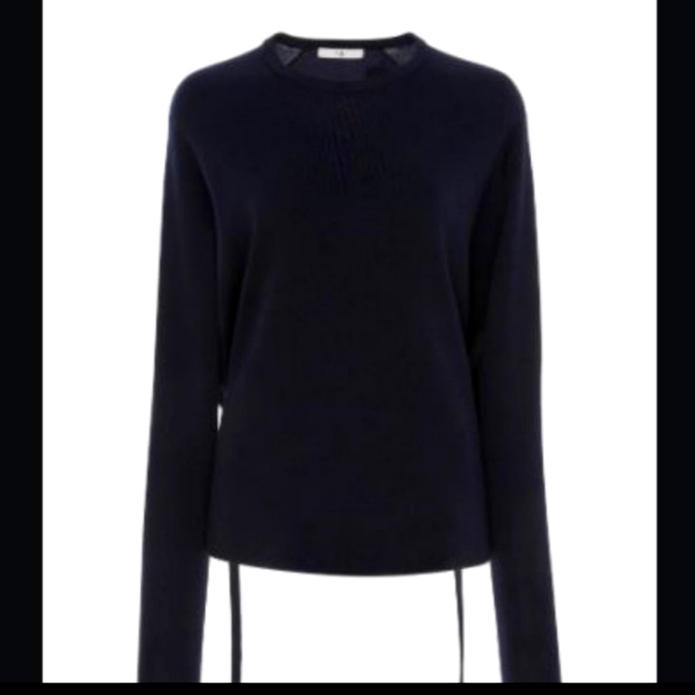 Tibi mixed media sweater NWT